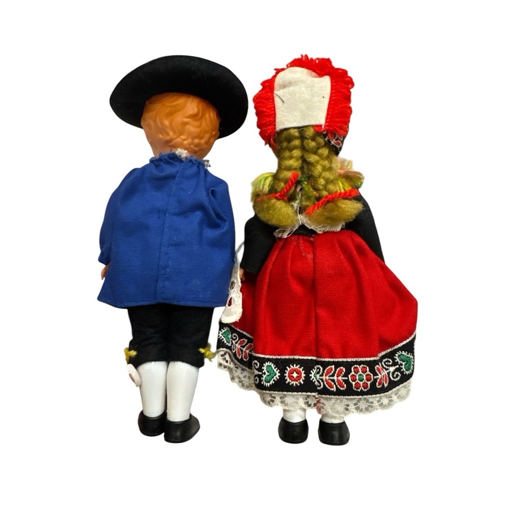 Vintage Sleepy Eyes Ethnic Dolls Made in Italy Boy Girl 7" - Picture 4 of 4
